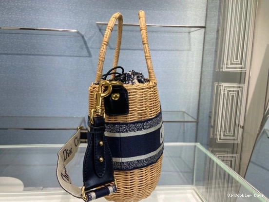 OldCobbler Bags BAG DIRO WICKER BASKET 0726